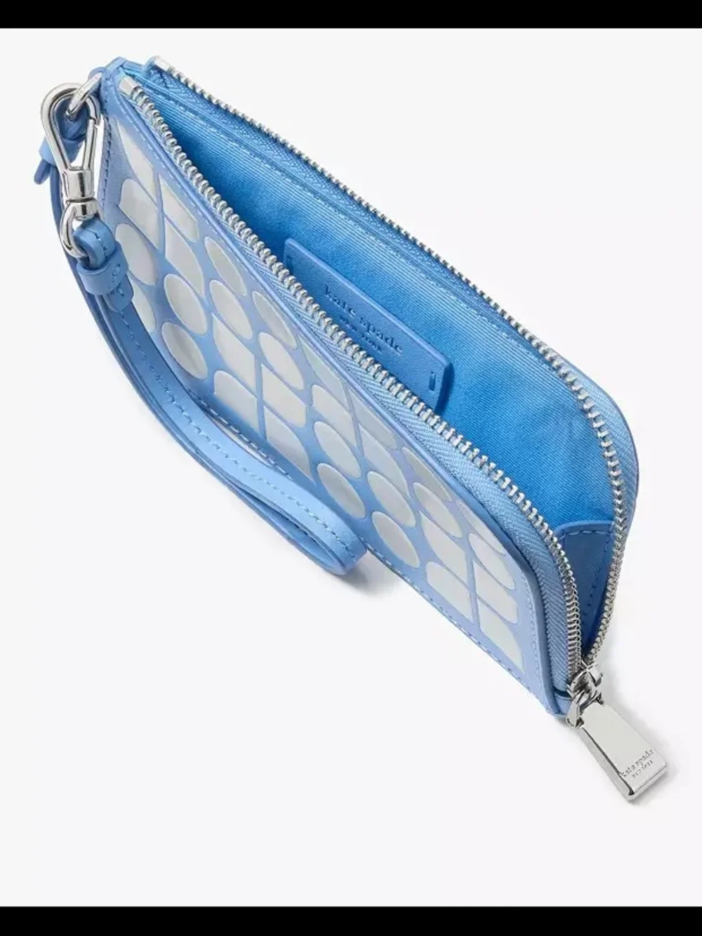 Kate Spade Noel Print Astral Blue Essential Wristlet - RETIRED!